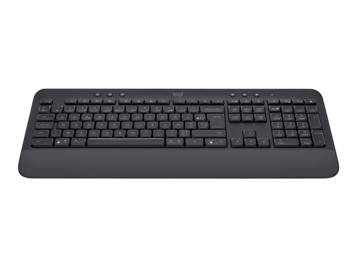 Logitech Signature K650 - Tastatur - kabellos - Bluetooth LE - AZERTY - Französi