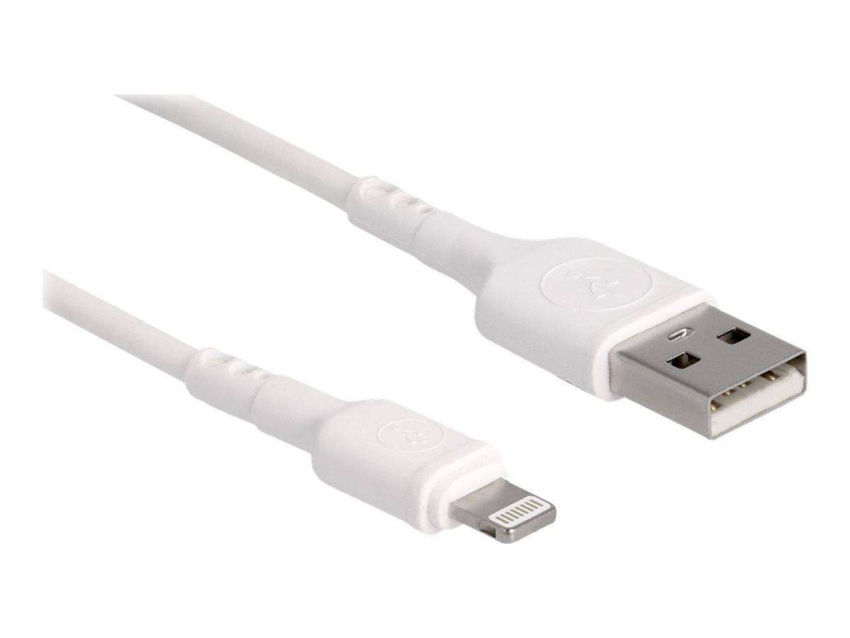 Delock Lightning-Kabel - USB männlich zu Lightning männlich - 30 cm - weiß