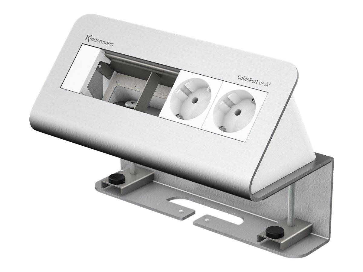 Kindermann CablePort desk² 4-fold - Steckdosengehäuse