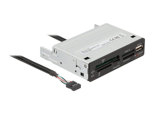 Delock Kartenleser - 8,9 cm (3,5 Zoll) (MS, MS PRO, MMC, MS Duo, xD, CF, microSD
