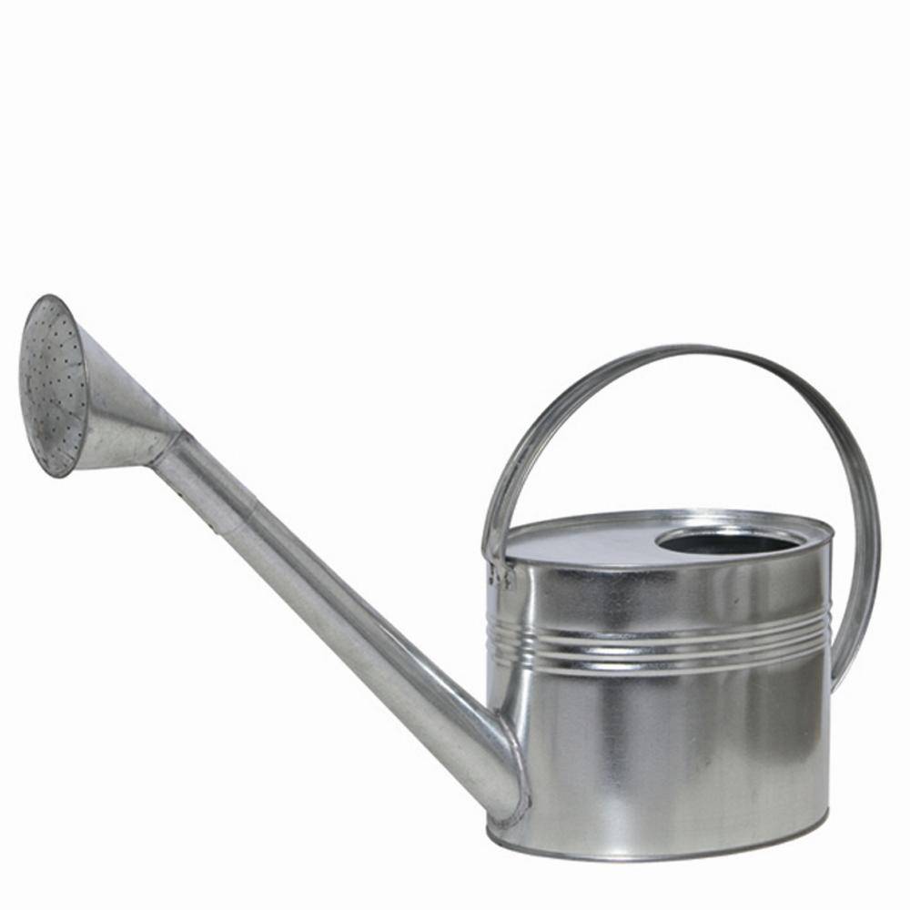 Siena Garden Gießkanne mit Brause, 7 Liter, verzinkt, silber