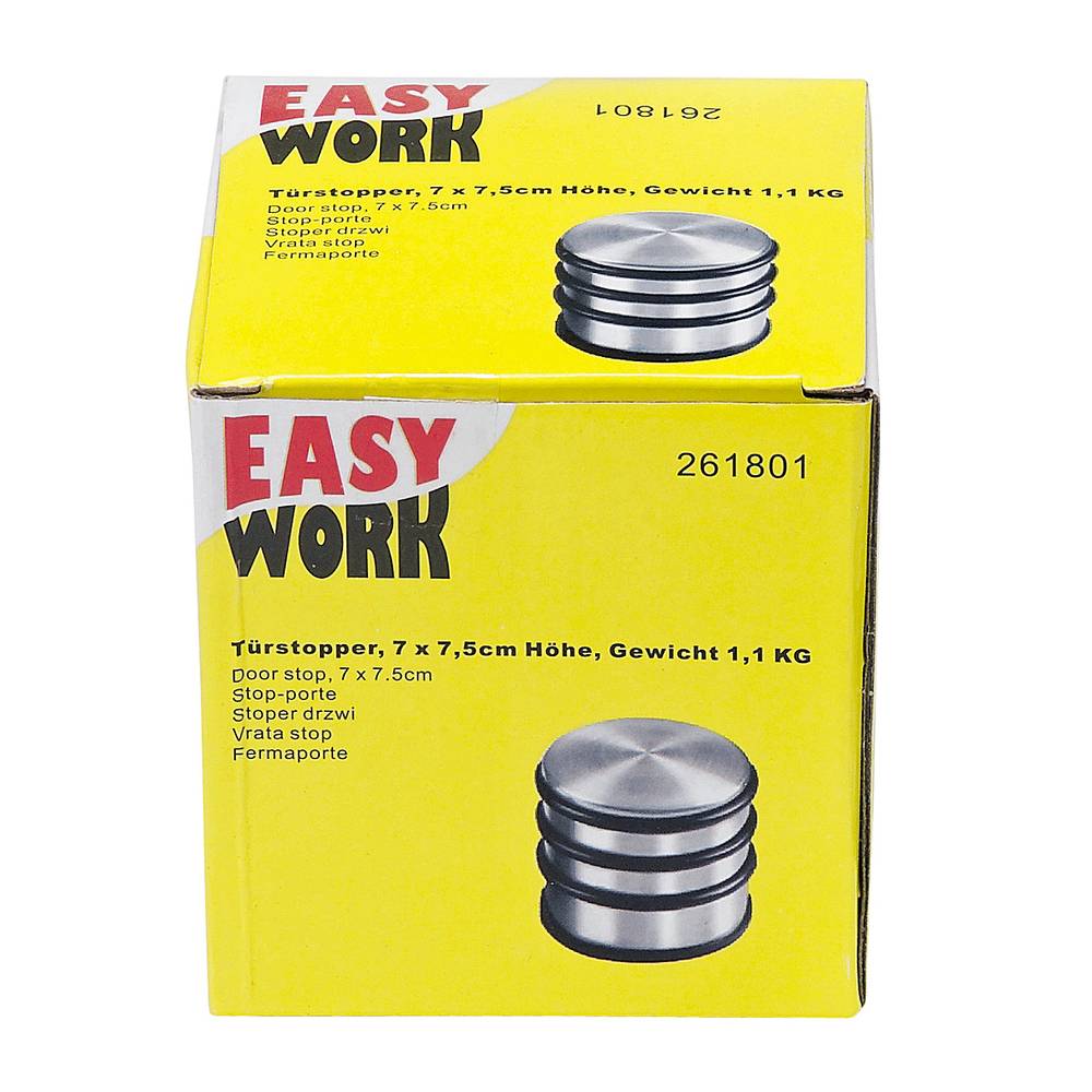 Easy Work Türstopper 7x7,5cm 1,1Kg, silber