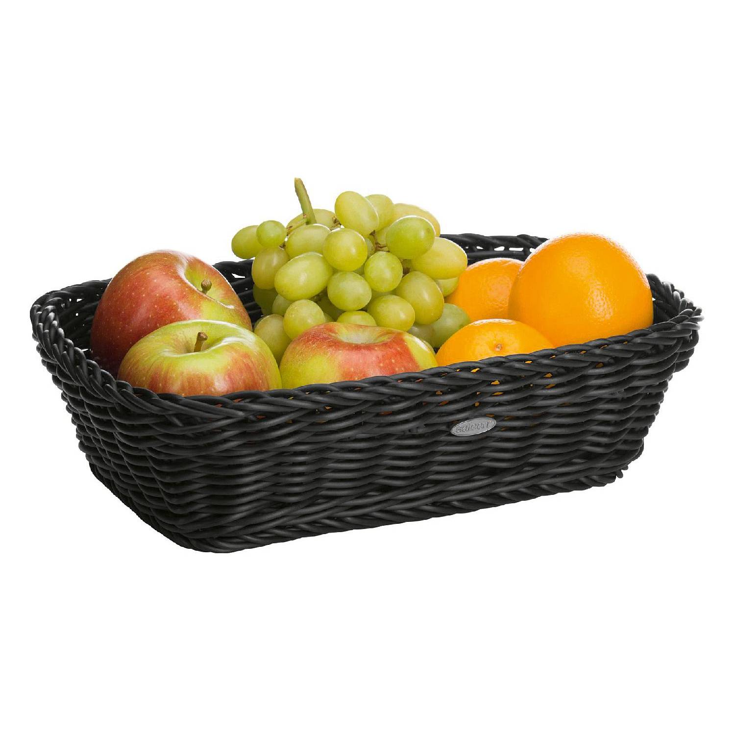 Korb rechteckig, 31 x 21 x 9 cm, schwarz