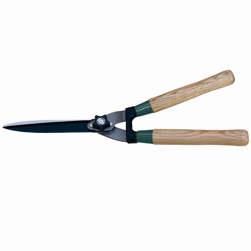 Siena Garden Heckenschere Wellenschliff mit Holzgriffen, natur