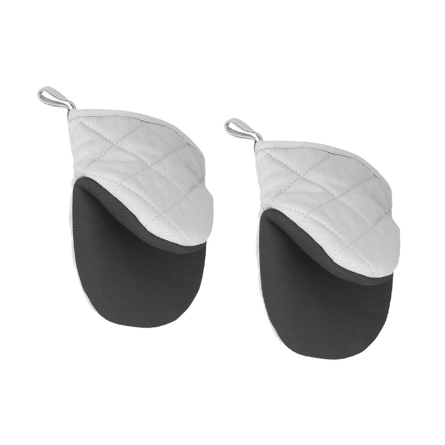 Metaltex Ofenhandschuh antislip Baumwolle / Kautschuk / Polyester, grau/schwarz (1 Paar)