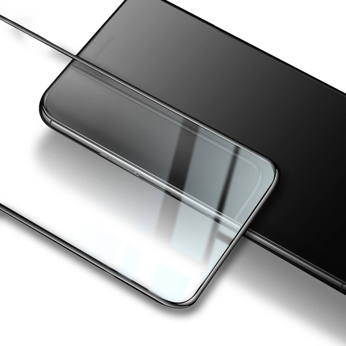 Für Xiaomi 14 2x 3D Premium 0,3 mm H9 Schutz Hart Glas Folie Schwarz