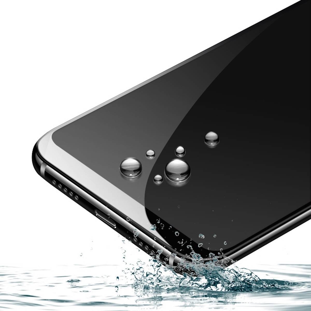 Für Xiaomi 14 2x 3D Premium 0,3 mm H9 Schutz Hart Glas Folie Schwarz