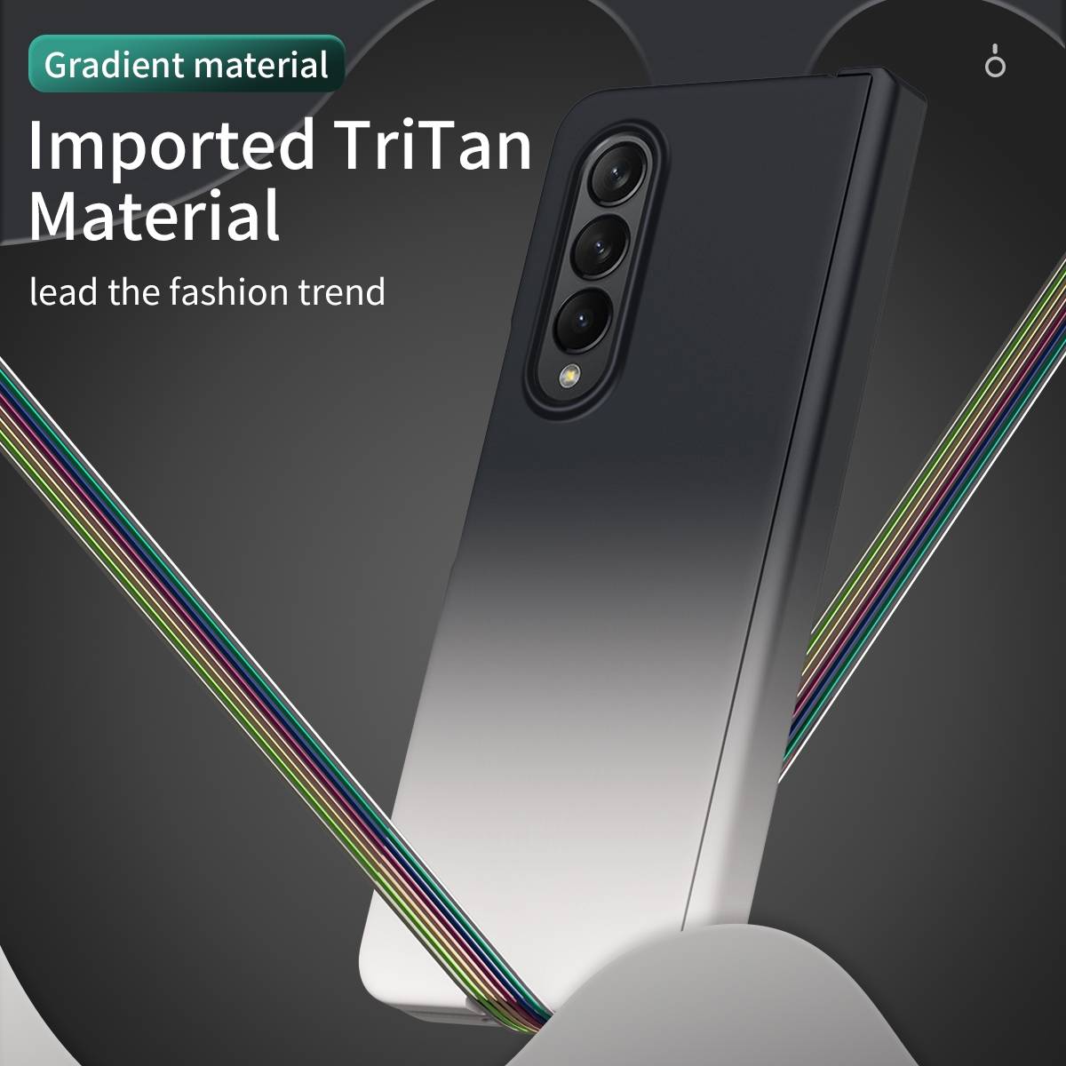 Für Samsung Galaxy Z Fold4 5G Color Effect Handy Tasche Hülle Etuis