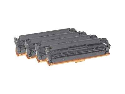 Peach Combi-Pack - 4er-Pack - Schwarz, Gelb, Cyan, Magenta - kompatibel - wiederaufbereitet - Tonerpatrone (Alternative