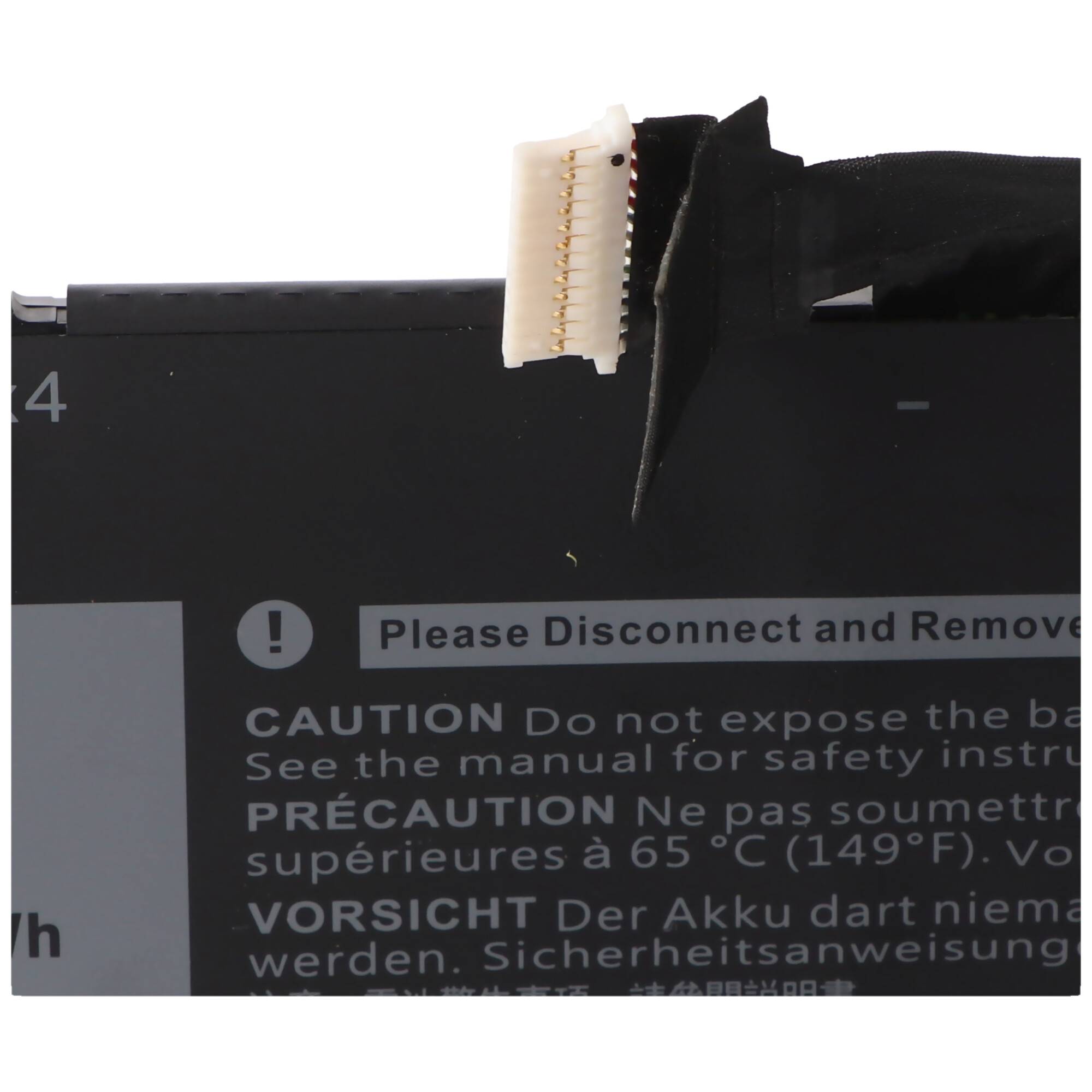 Akku passend für Dell Latitude 5285, Li-ion, 11,4V, 2760mAh, 31,5Wh