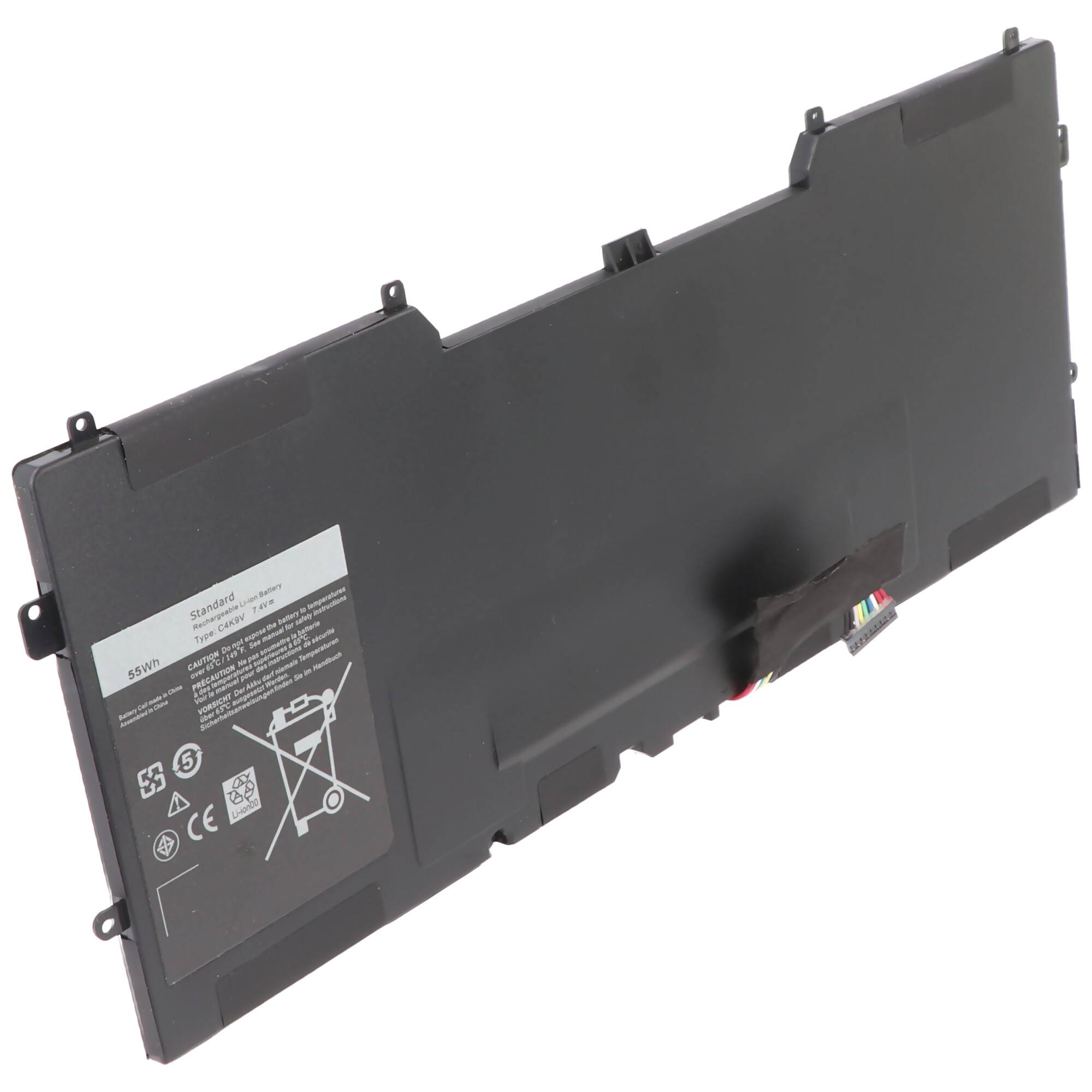Akku passend für Dell XPS 13, L321X, L322X Li-Polymer 7,4V, 7500mAh, 55Wh