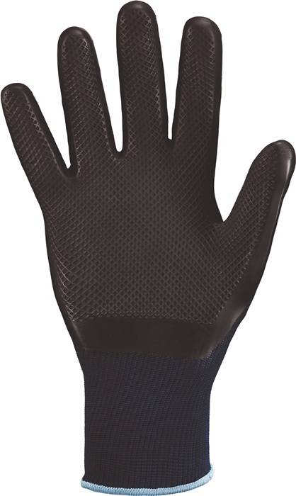 Handschuhe GRIDSTER Gr.9 dunkelblau/schwarz EN 388,EN 407 PSA II STRONGHAND