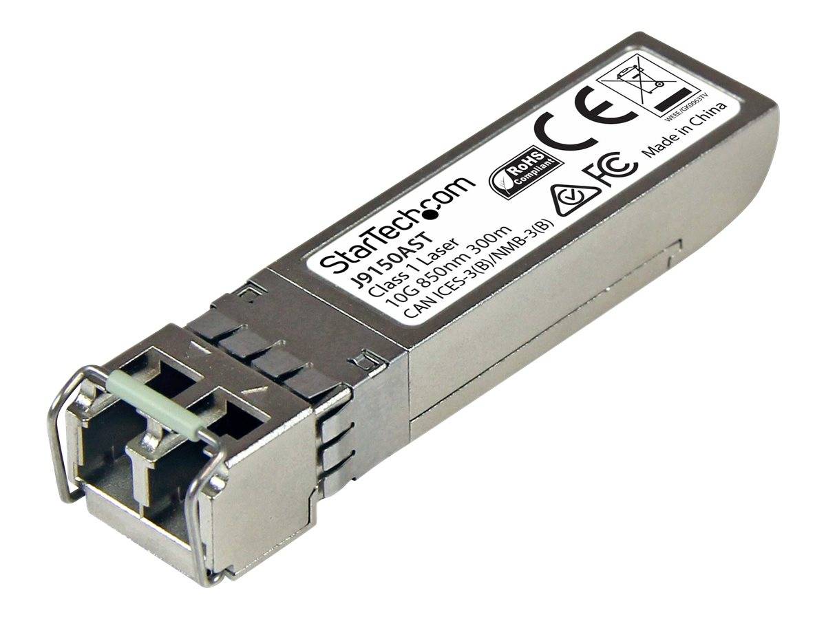StarTech.com 10 Gigabit LWL SFP+ Transceiver Modul - HP J9150A kompatibel - MM LC mit DDM - 300m - 10GBase-SR - SFP+-Transceiver-Modul