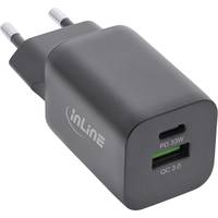 InLine Power Delivery + Quick Charge USB Netzteil - 33W Ladegerät - USB-A + USB-