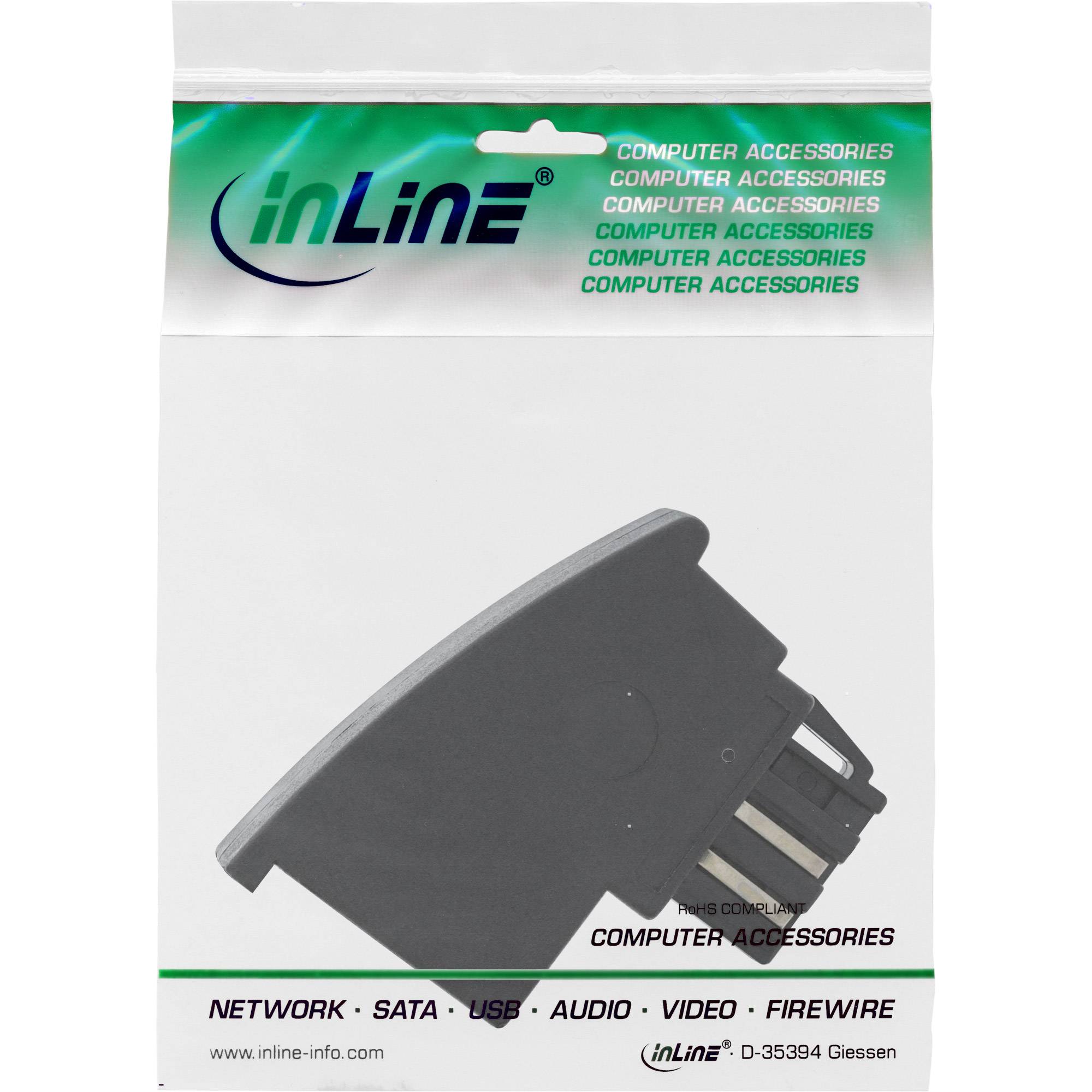 INLINE - TAE-N Adapter - TAE-N Stecker auf RJ11 Buchse 6P4C