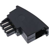 INLINE - TAE-F Adapter - TAE-F Stecker auf RJ11 Buchse - für Siemens - Telekom usw.