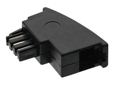 INLINE - TAE-F Adapter - TAE-F Stecker auf RJ11 Buchse - für Siemens - Telekom usw.