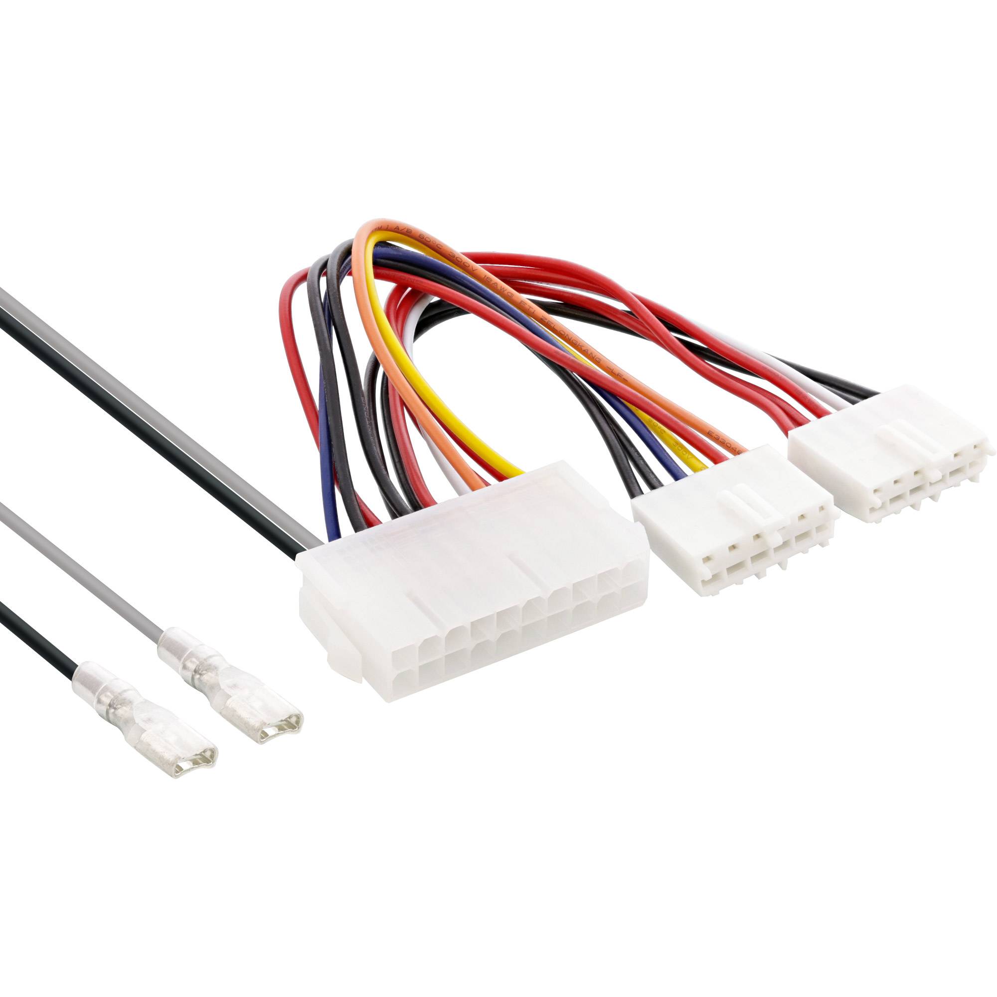 InLine Stromadapter intern - 20pol ATX-NT zu P8/P9 AT-Mainboard + Schalter - 20