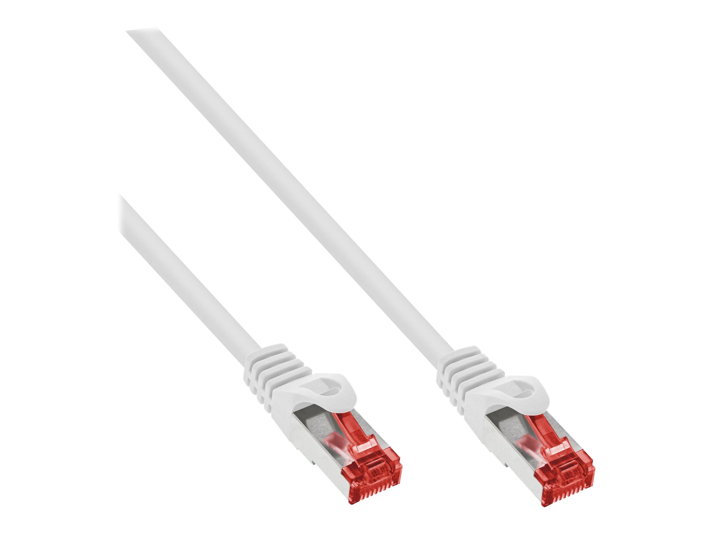 INLINE - 30er Bulk-Pack Patchkabel - S/FTP (PiMf) - Cat.6 - PVC - Kupfer - weiß - 3m