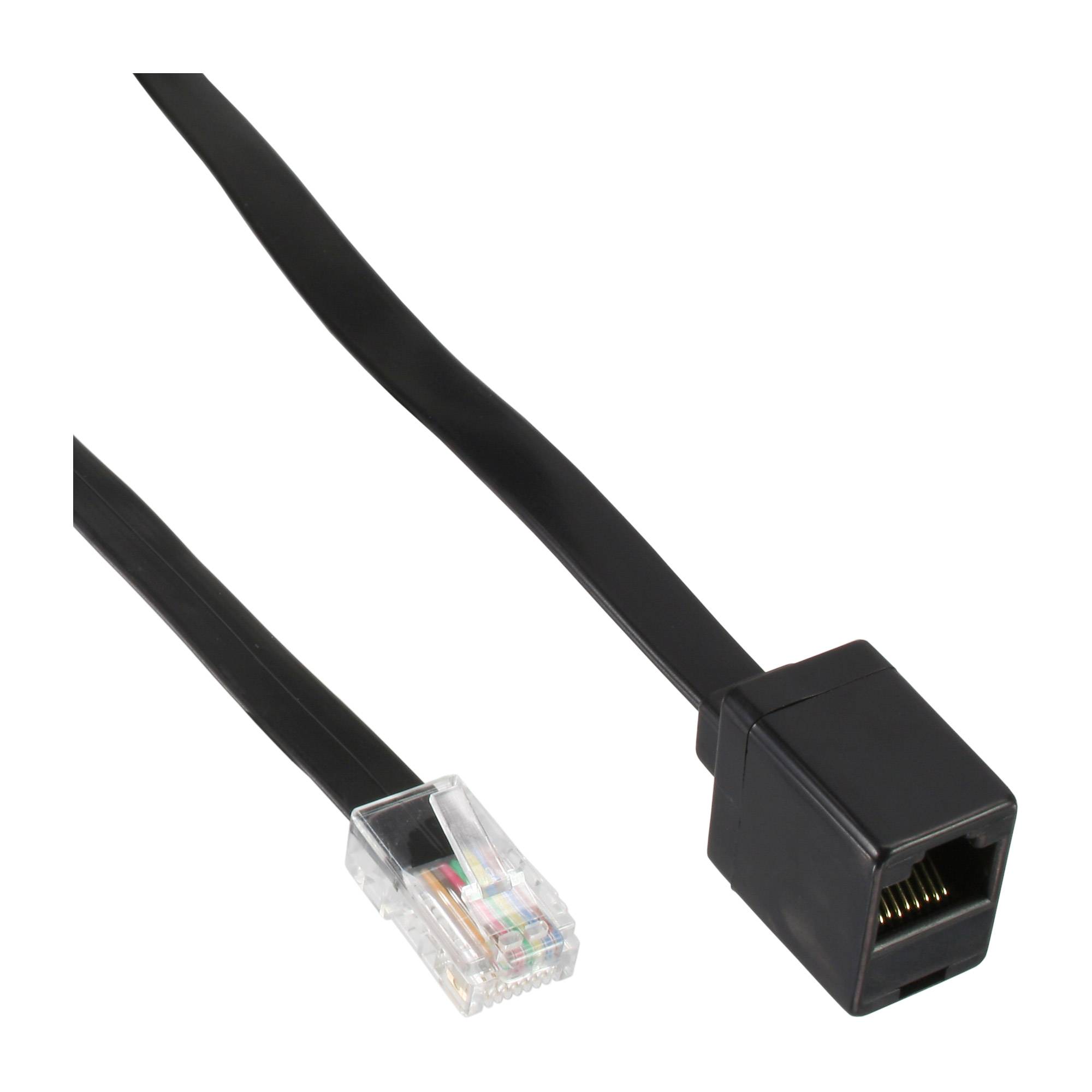 INLINE - ISDN-Verlängerung - RJ45 (8P8C) Stecker / Buchse - 6m
