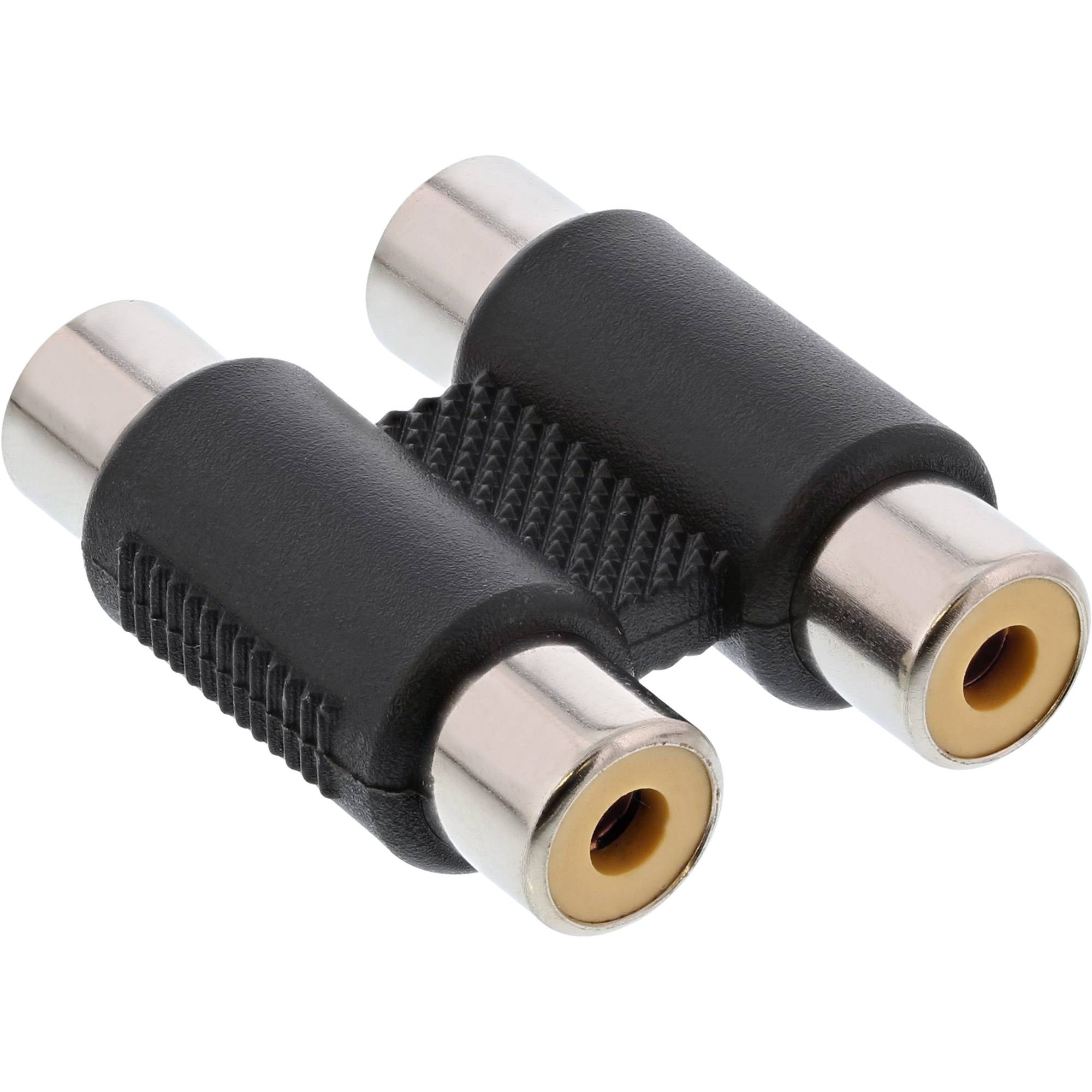 INLINE - Audio Adapter - 2x Cinch Kupplung - Buchse / Buchse