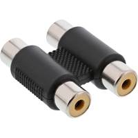 INLINE - Audio Adapter - 2x Cinch Kupplung - Buchse / Buchse