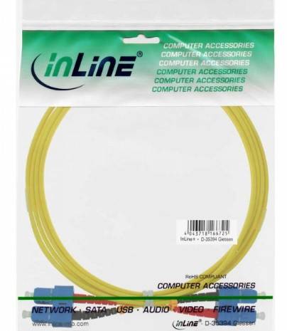 INLINE - LWL Duplex Kabel - SC/SC - 9/125µm - OS2 - 5m