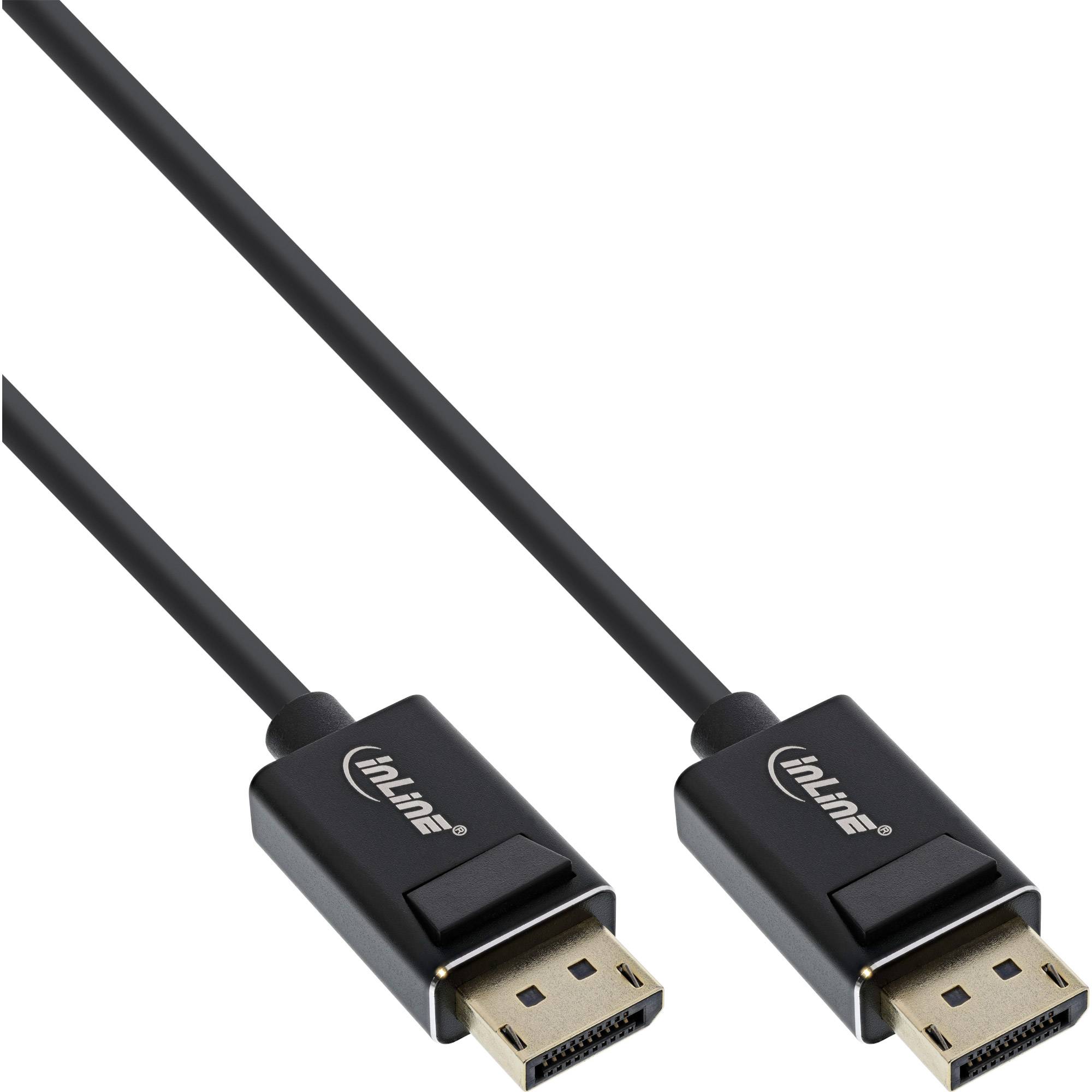 INLINE - DisplayPort 2.0 Kabel - 8K4K UHBR - schwarz - vergoldete Kontakte - 2m