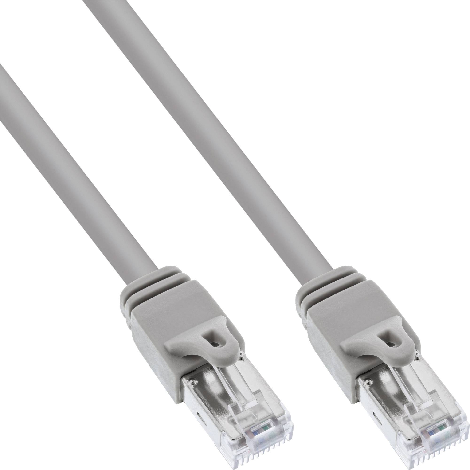INLINE - Patchkabel - S/FTP (PiMf) - Cat.6 zertifiziert - PVC - Kupfer - grau - 2m