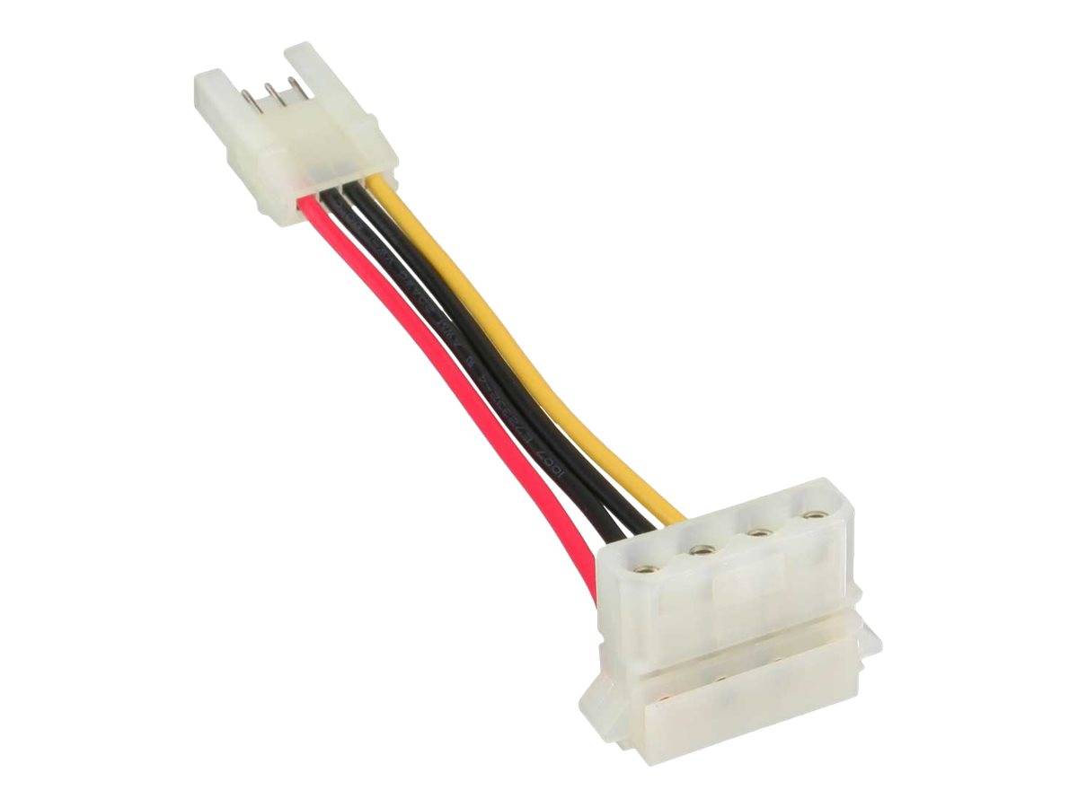 INLINE - Stromadapter - 8,89cm (3,5"") Buchse zu 13,34cm (5,25"") Stecker gewinkelt