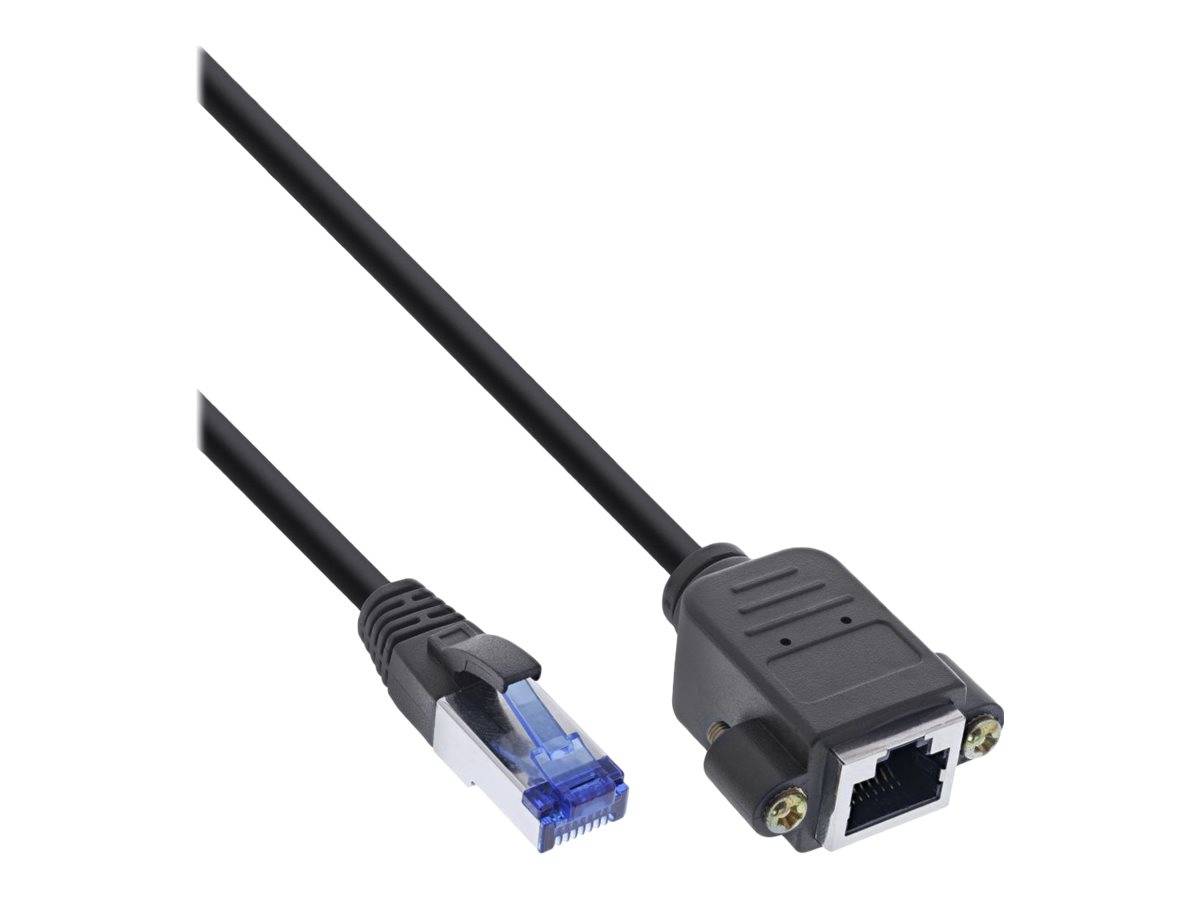 INLINE - Patchkabel Verlängerung - S/FTP (PiMf) - Cat.6A - halogenfrei - Kupfer - 2m