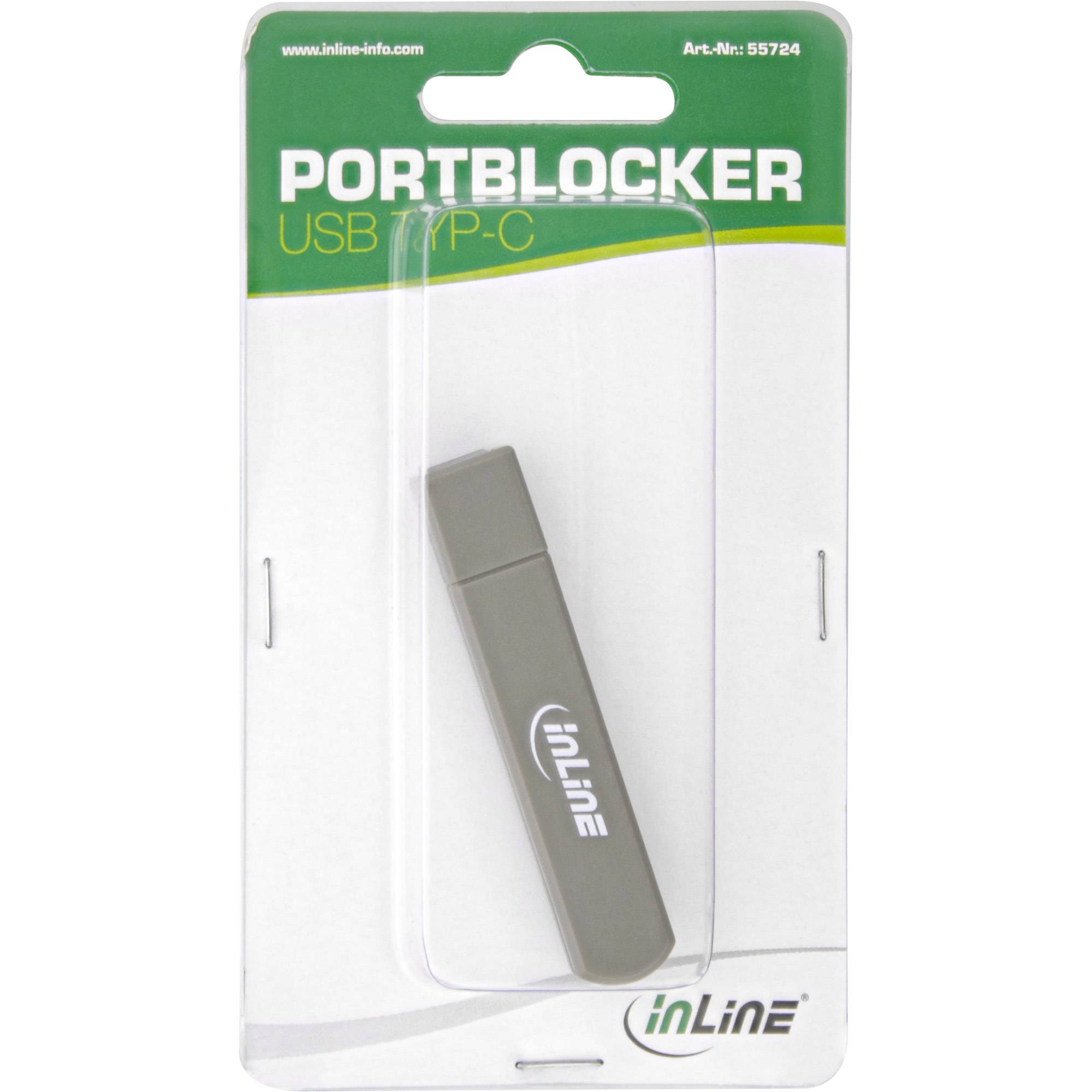 INLINE - USB-C Portblocker - blockt bis zu 6 Ports