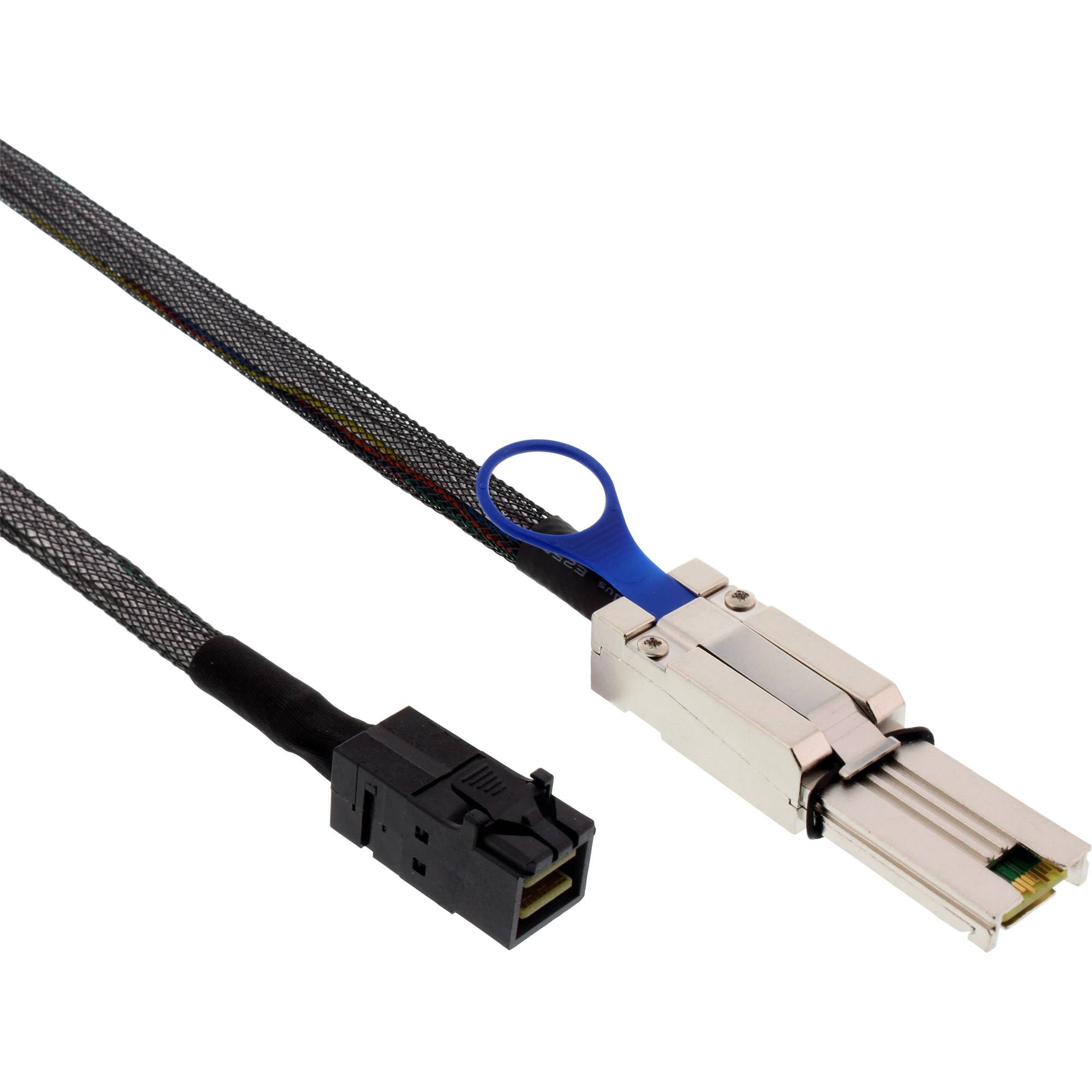 INLINE - Mini SAS HD Kabel - SFF-8643 zu SFF-8088 - 2m