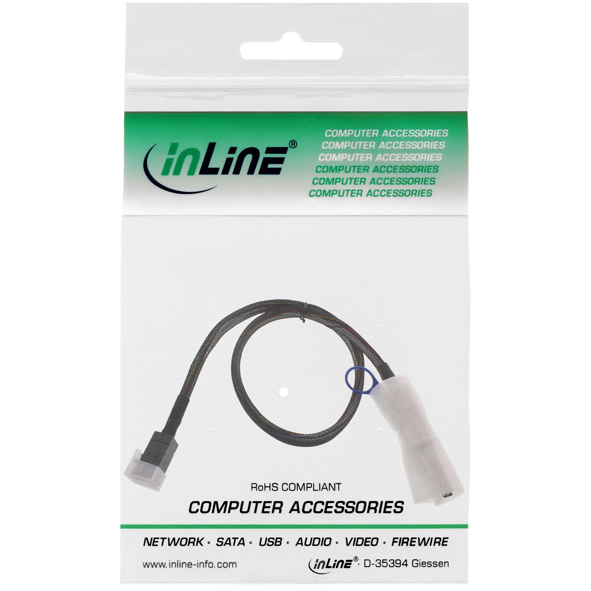 INLINE - Mini SAS HD Kabel - SFF-8643 zu SFF-8088 - 2m