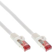 InLine 70er Bulk-Pack Patchkabel - S/FTP (PiMf) - Cat.6 - PVC - CCA - weiß - 1m