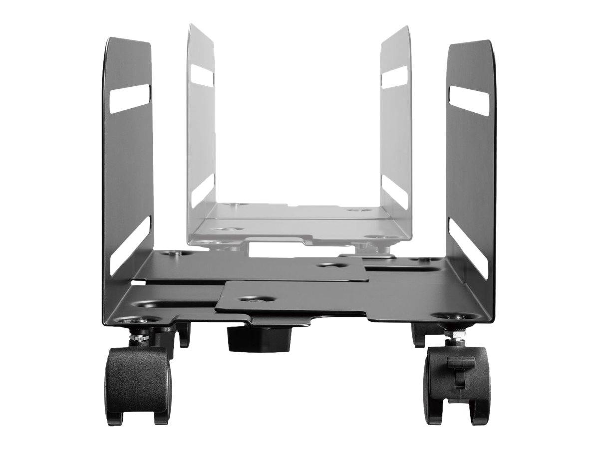 InLine PC-Trolley - Rollhilfe für Computergehäuse - max 10kg - schwarz - Stahl -