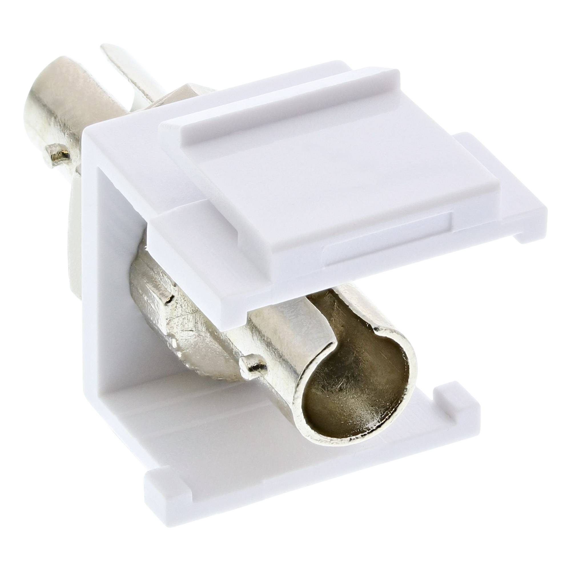 INLINE - LWL Keystone Snap-in Kupplung - Simplex ST/ST - multimode - Keramik-Hülse