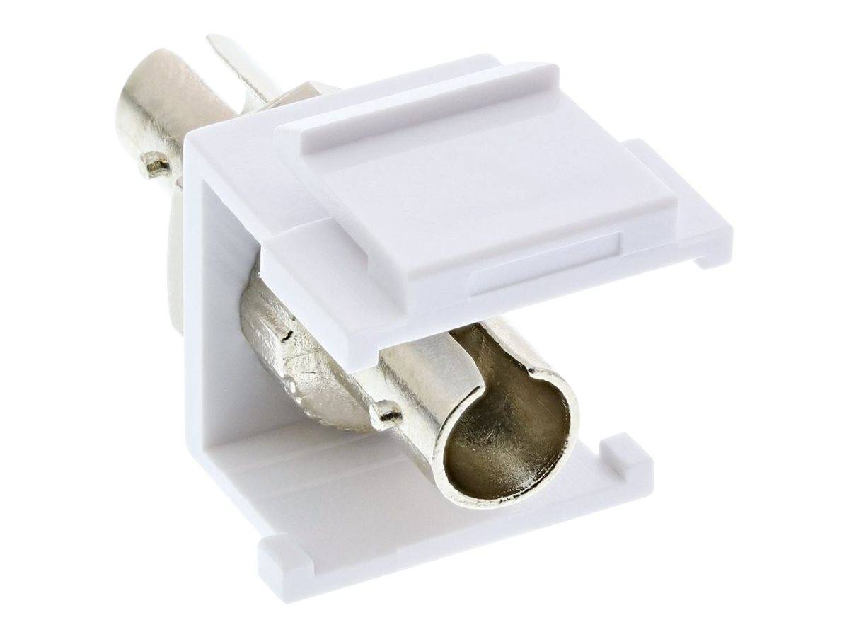 INLINE - LWL Keystone Snap-in Kupplung - Simplex ST/ST - multimode - Keramik-Hülse