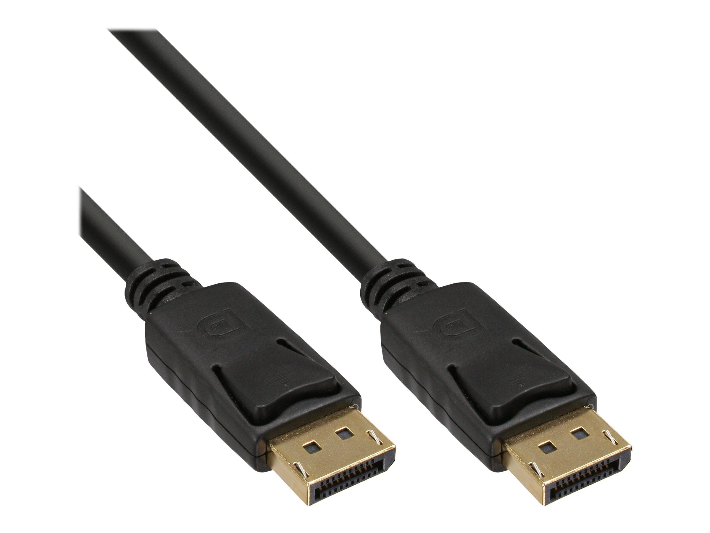 INLINE - 20er Bulk-Pack DisplayPort Kabel - 4K2K - schwarz - vergoldete Kontakte - 3m