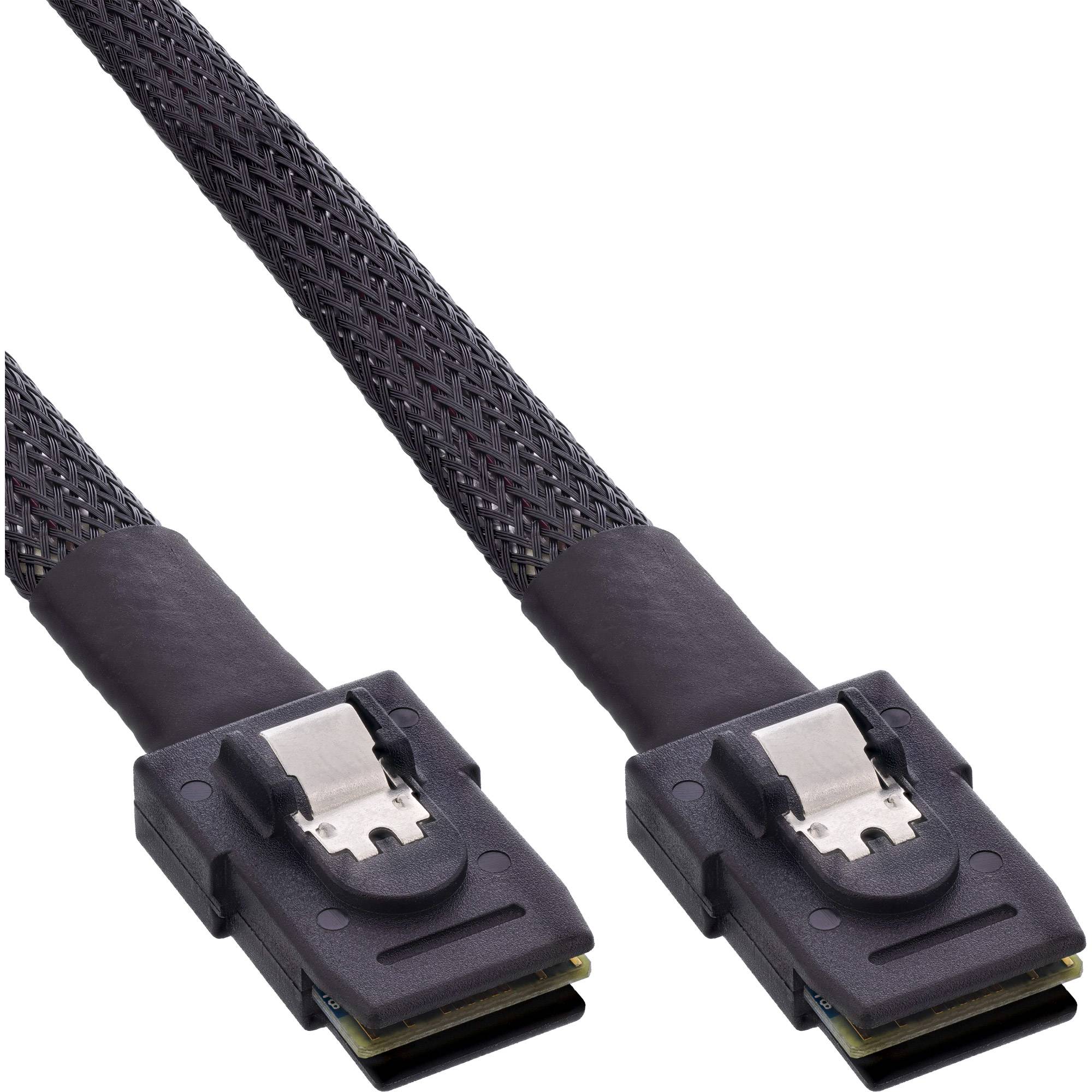 INLINE - SAS Kabel int. - Mini-SAS SFF-8087/Mini-SAS SFF-8087 - m. Sideband - 1m
