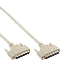 InLine Serielles Kabel - 37pol Stecker / Stecker - vergossen - 1:1 belegt - 2m -