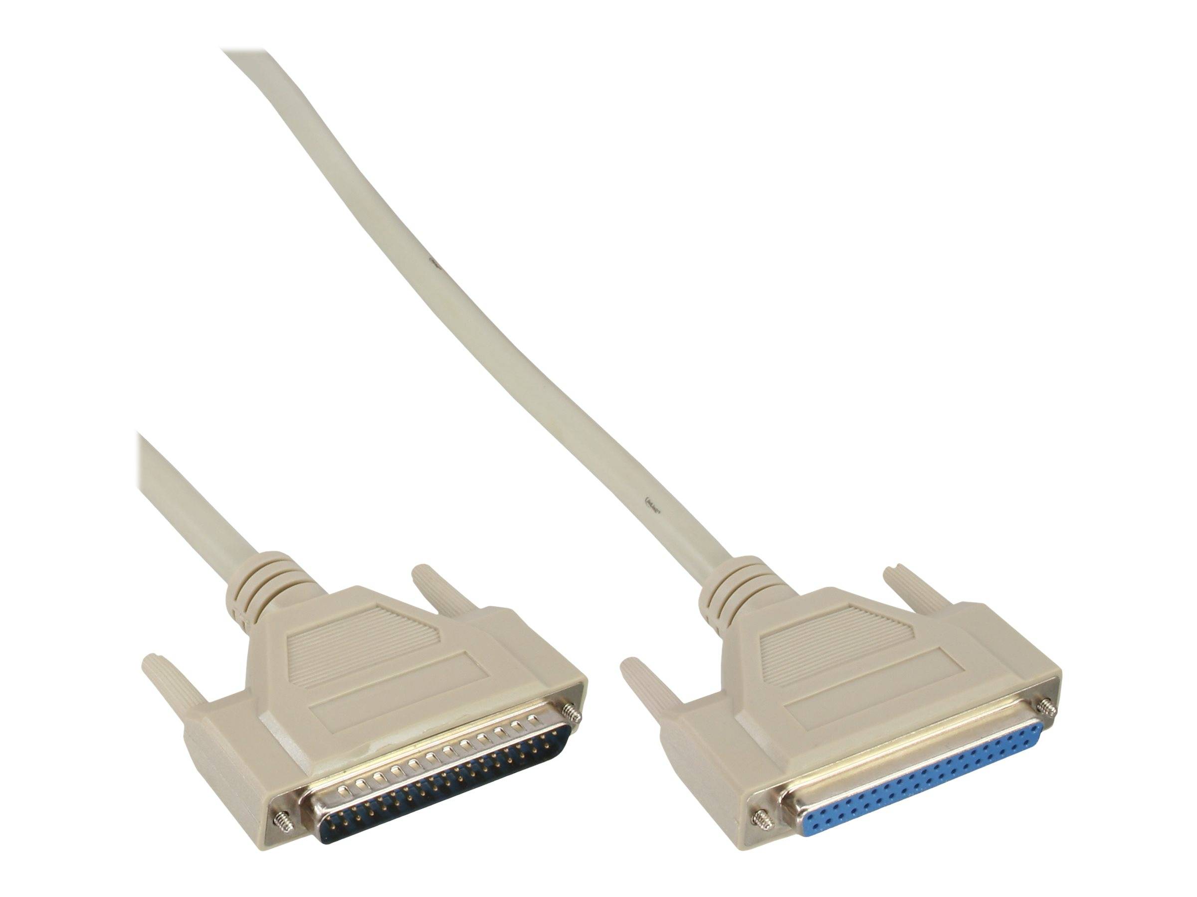 INLINE - Serielle Verlängerung - 37pol Stecker / Buchse - 1:1 belegt - 5m