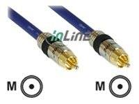 INLINE - Cinch Kabel VIDEO & digital AUDIO - PREMIUM - 1x Cinch St / St - 10m
