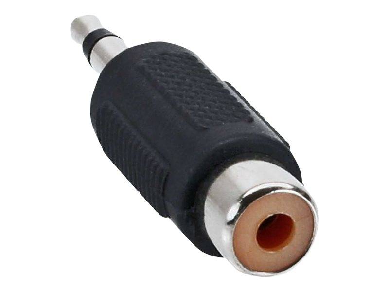 INLINE - Audio Adapter - 3,5mm Klinke Stecker an 1x Cinch Buchse - Mono