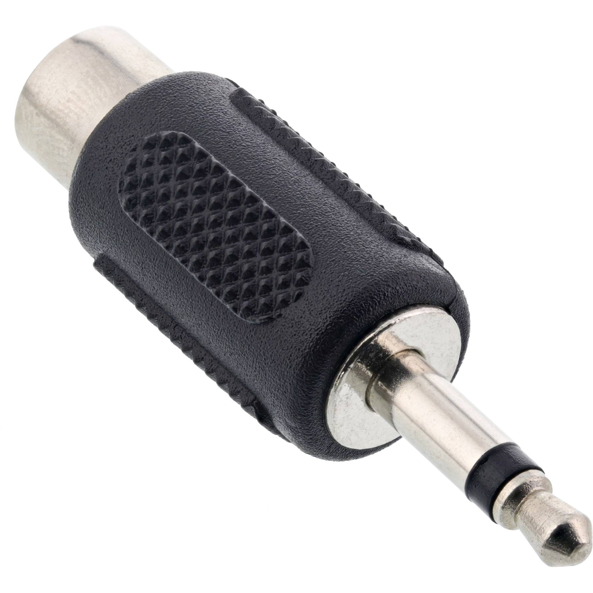 INLINE - Audio Adapter - 3,5mm Klinke Stecker an 1x Cinch Buchse - Mono