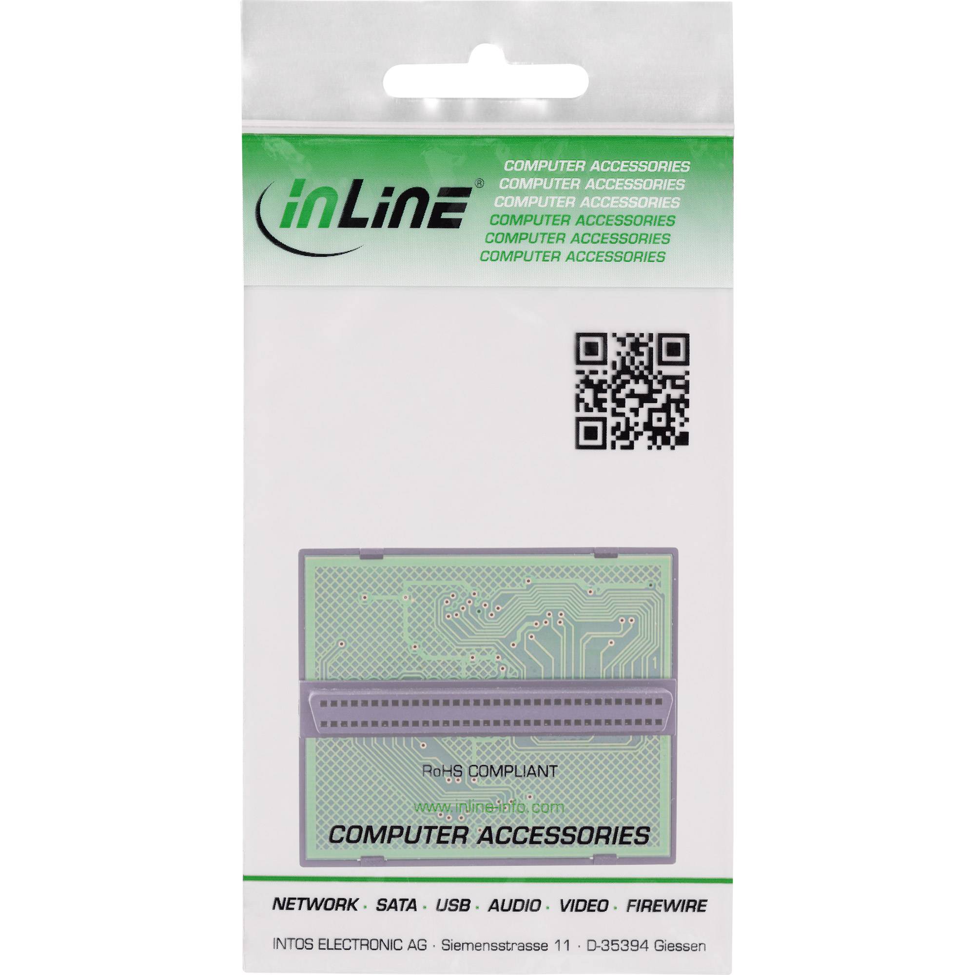 INLINE - SCSI U320 LVD/SE Terminator - intern 68pol mini Sub D Buchse - T-Form