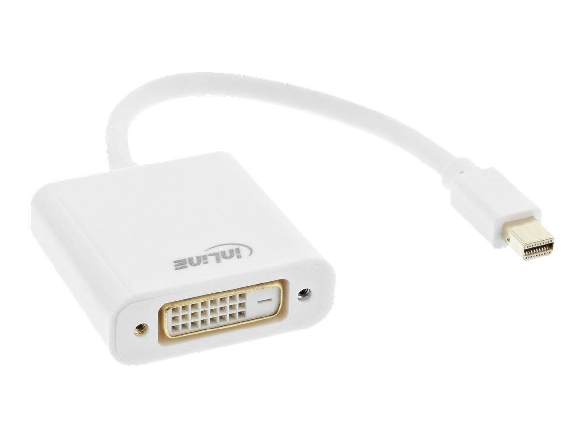 INLINE - Mini DisplayPort zu DVI Adapter - weiß - 0,15m
