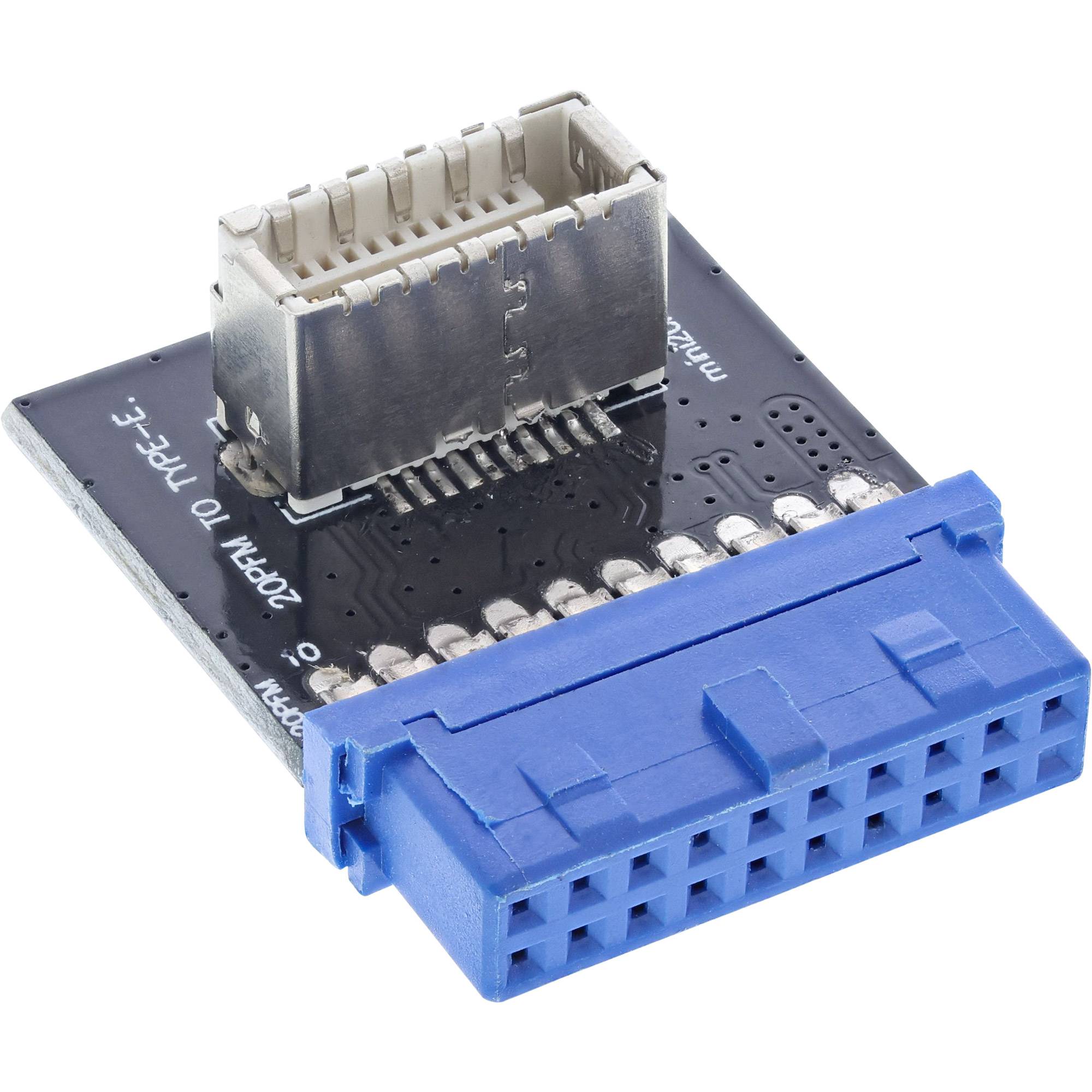 INLINE - USB 3.0 zu USB 3.1 Frontpanel Key-B Adapter intern