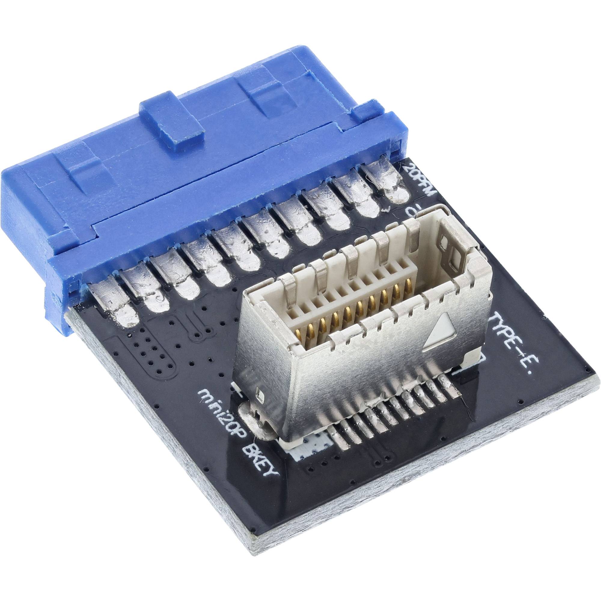 InLine USB 3.0 zu USB 3.1 Frontpanel Key-B Adapter intern - zu 20-poliger USB 3.
