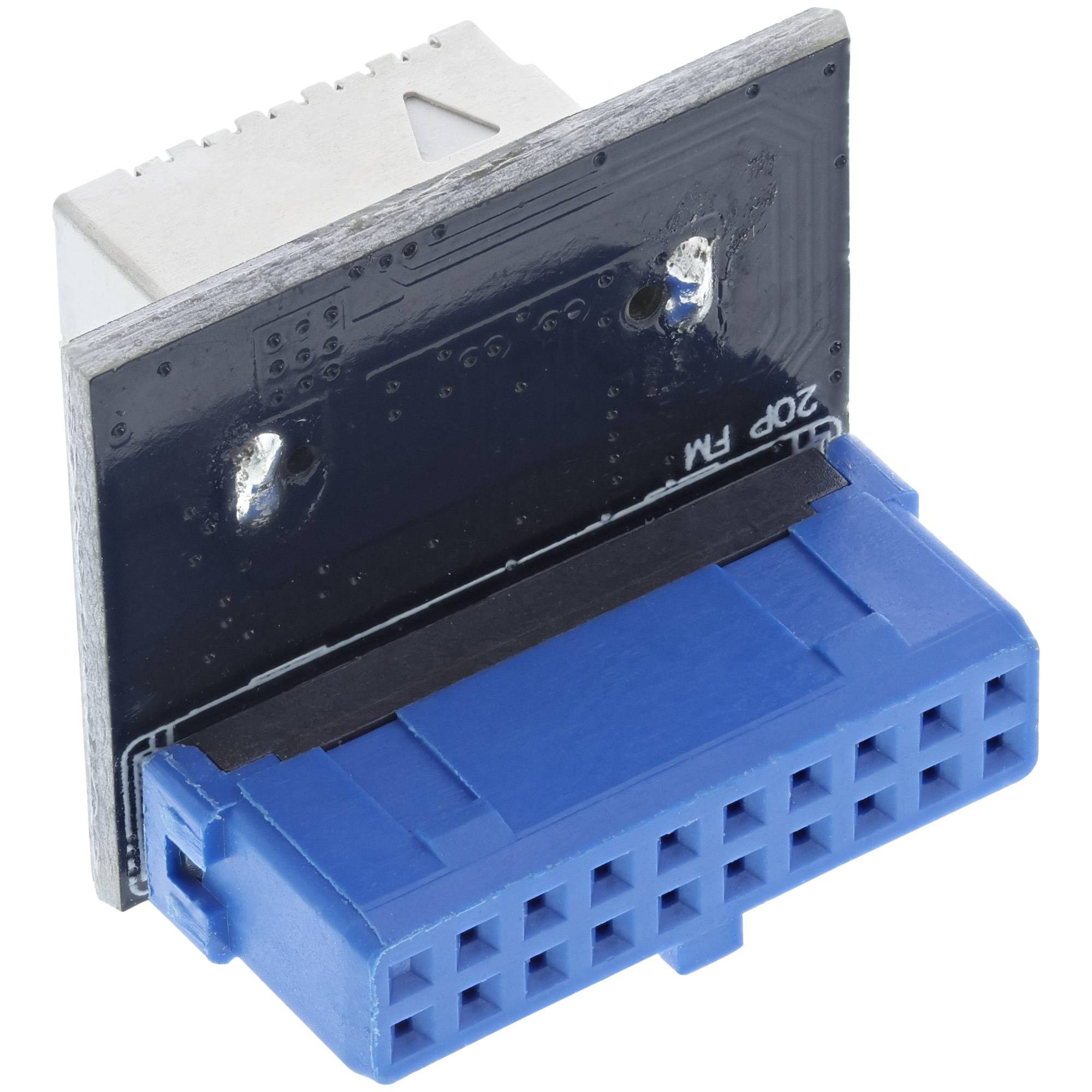 INLINE - USB 3.0 zu USB 3.1 Frontpanel Key-B Adapter gerade intern